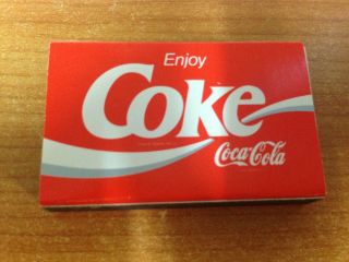 Rare Vintage 1980 ' s Coca Cola Coke Full Box of 50 Matchboxes 3