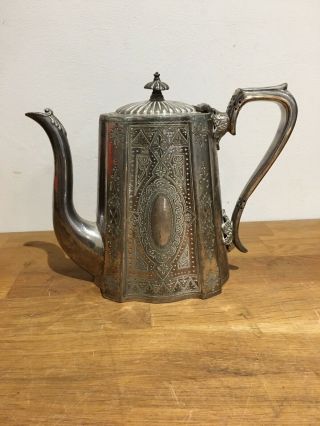 Antique Walker And Hall Coffee Pot