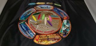 Bsa 2010 National Scout Jamboree Orange County Council California Patch Set Pins
