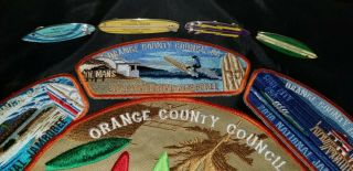 BSA 2010 National Scout Jamboree ORANGE COUNTY COUNCIL California PATCH Set PINS 2