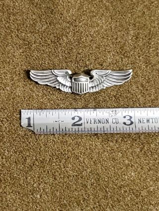 World War Ii Us Army Air Corps Marked Ns Meyer Inc.  York,  2 " Pilot Wings