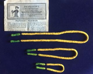 Vintage Magic Rope Trick " Professor 