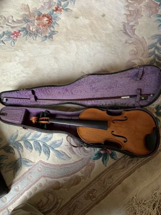 Vintage C.  Meisel Geigen Bass Und Cellobau Violin In Hard Case