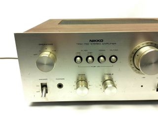 Vintage Nikko Stereo Amplifier TRM - 750 Japan 120V 60Hz 240W Parts 2