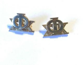Set Of Two Phi Sigma Kappa Fraternity Pins