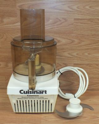 Vintage Cuisinart (cfp9a) Robot Coupe Food Processor Read