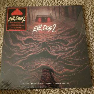 Evil Dead 2 Soundtrack Henrietta Swirl Vinyl Lp Subscriber Variant Stickers
