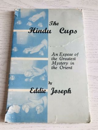 ‘THE HINDU CUPS’ BY EDDIE JOSEPH MAGIC CONJURING BOOK CUPS AND BALLS MAGICIAN 2