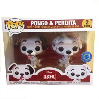 Funko Pop Disney Pongo & Perdita 2 Pack 101 Dalmatians In A Box Exclusive