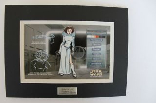 Princes Leia - Stars Wars - Character Key Variant Pin Lithograph - Disney/acme
