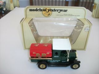 Model Of Yesteryear Y - 3 - 4 Ford T Tanker Bp Issue 6 Gold 12sp Wheels