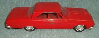 Vintage 1964 Plymouth Fury Dealer Promo Model Car Red