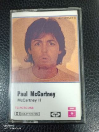 Paul Mccartney Mccartney Ii Cassette Cassingle Tape