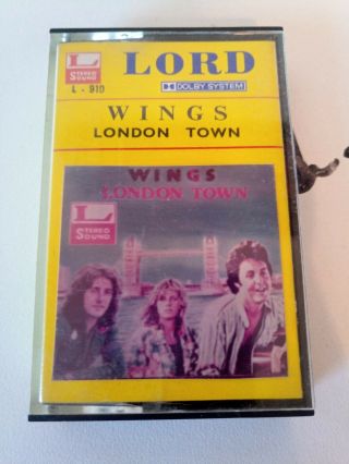 Paul Mccartney Wings Lord Cassette Tape Music Cassingle Beatles