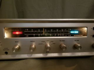 Vintage Monacor AM / FM Stereo HiFi Vacuum Tube Receiver / Amp & 2