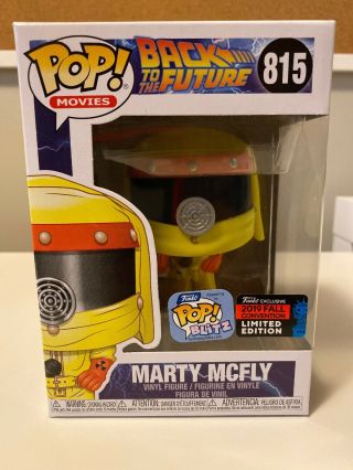 Funko Pop Marty Mcfly 815 - Back To The Future 2019 Nycc Shared Exclusive