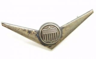 Vintage N.  S.  Meyer Military Pilot Wings Pin Us Air Force United States