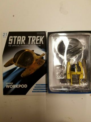 Star Trek Eaglemoss Shuttle 21 Sphinx Workpod