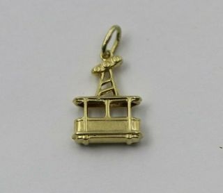 Vintage Solid 14k Gold Gondola Charm