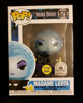 Funko Pop Haunted Mansion Madame Leota Gitd 575 Disney Park Exclusive