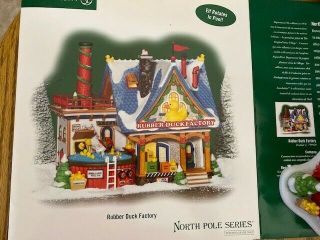 Dept.  56 North Pole Series Lighted Rubber Duck Factory - 2