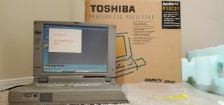 Vintage Toshiba Satellite Pro 430cdt With