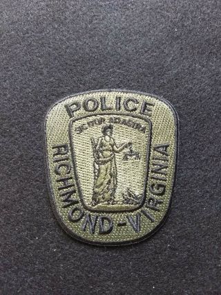 Richmond,  Va.  Virginia Police " Swat " Unit Subdued Od Green Patch
