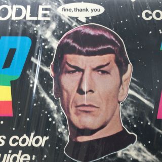 Vintage 1976 Star Trek The Series Adult Coloring Posters (two) Scarce 3