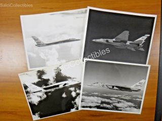Historic Us Navy Aircraft Uss N.  American Vigilante A - 5 Official 4 Photos 8x10