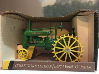 1937 Model “g” Tractor 1/16 Scale Ertl John Deere - Stock 548