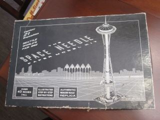 Rare Houha Paper Model Kit Of C21 Expo - 1962 Seattle Worlds Fair Space Needle