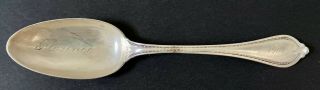 Sterling Silver Teaspoon 1907 S Kind & Sons 925 Personalized Spoon Florence