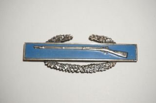 Cib Combat Infantry Badge Wwii Us Army Field Modified Pin Sterling Silver M3859