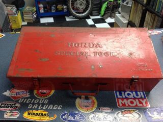 Oem Honda Special Tool Box - Vintage Metal Tool Box