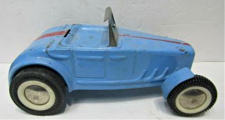 Vintage Buddy L Hot Rod Roadster Pressed Steel Toy Car Parts Or Restore