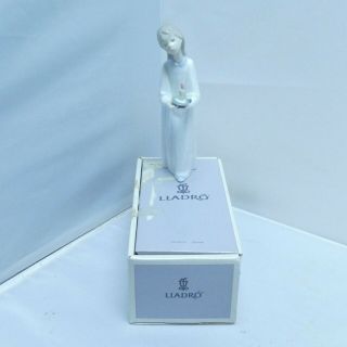 Lladro Hand Made In Spain Daisa 1990 4868 Girl With Candle Figurine 8 "