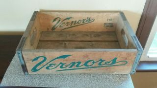 Vintage Vernors Crate Ginger Ale Of Detroit Michigan Vernors Crate Wooden