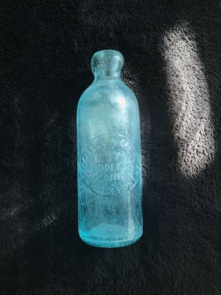 Hutchison Soda Bottle Pre 1900’s Stapleton & Graether
