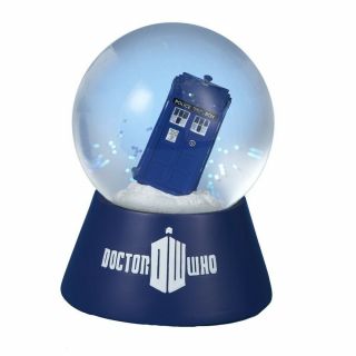 Dr.  Who Tardis Light Up Snow Globe Great For Doctor Who Fans Christmas Gift