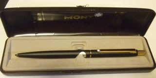 Vintage Mont Blanc Ballpoint Pen In Case W Germany Mont Blanc Quality