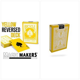 Magic Makers The Yellow Deck Bicycle Playing Cards