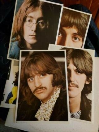 The Beatles White Album,  V/exc.  With 4 Photos & Poster.