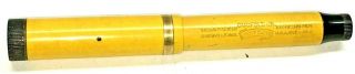 4 1/2 " Parker Duofold Lucky Curve Senior Mandarin Yellow Fountain Pen -