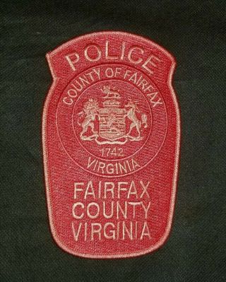 Fairfax County,  Virginia,  Police,  Patch,  Breast Cancer Awareness,  Sheriff