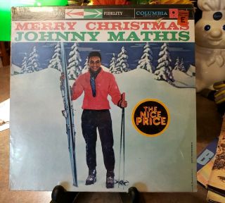 Johnny Mathis Merry Christmas Lp Columbia Cs 8021