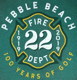 Pebble Beach Fire Department Carteret County Nc T - Shirt Sz Xl Fdny