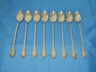 Rogers International Silver Silverplate 1948 Remembrance Iced Tea Spoons - 8
