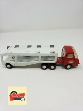 Mini Vintage Red and White Tonka Carrier 55230 shape 2