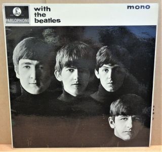 The Beatles With The Beatles Og Uk Mono Parlophone Lp Pmc 1206 Xex447/8 6n/6n