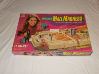 Vintage 1989 Milton Bradley Electronic Mall Madness Game 100 Complete